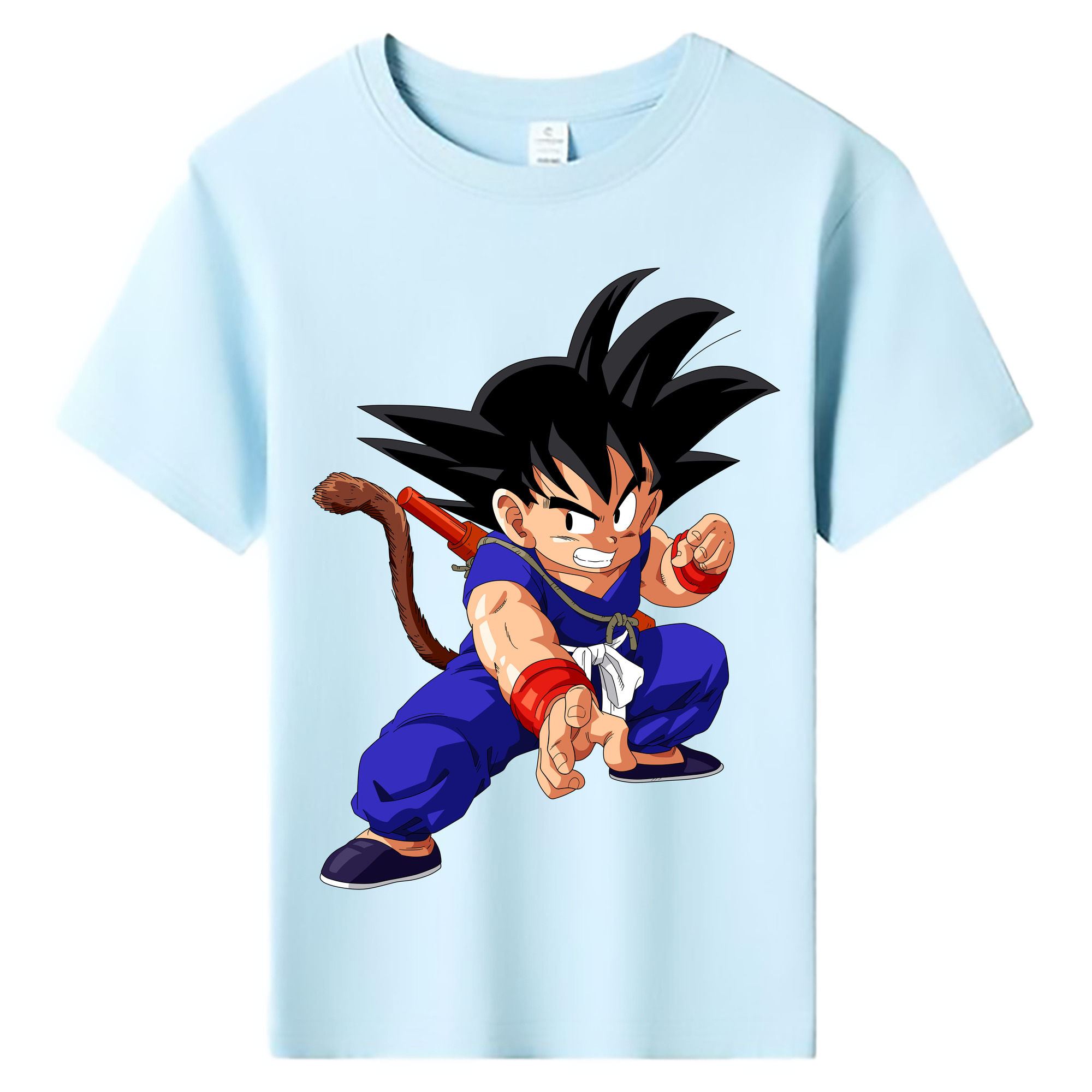 （画像用） ドラゴンボール 孫悟空（そん ごくう）Son Goku カカロット DRAGON BALL Kakarotto 綿100％キッズTシャツ（フロントプリント）